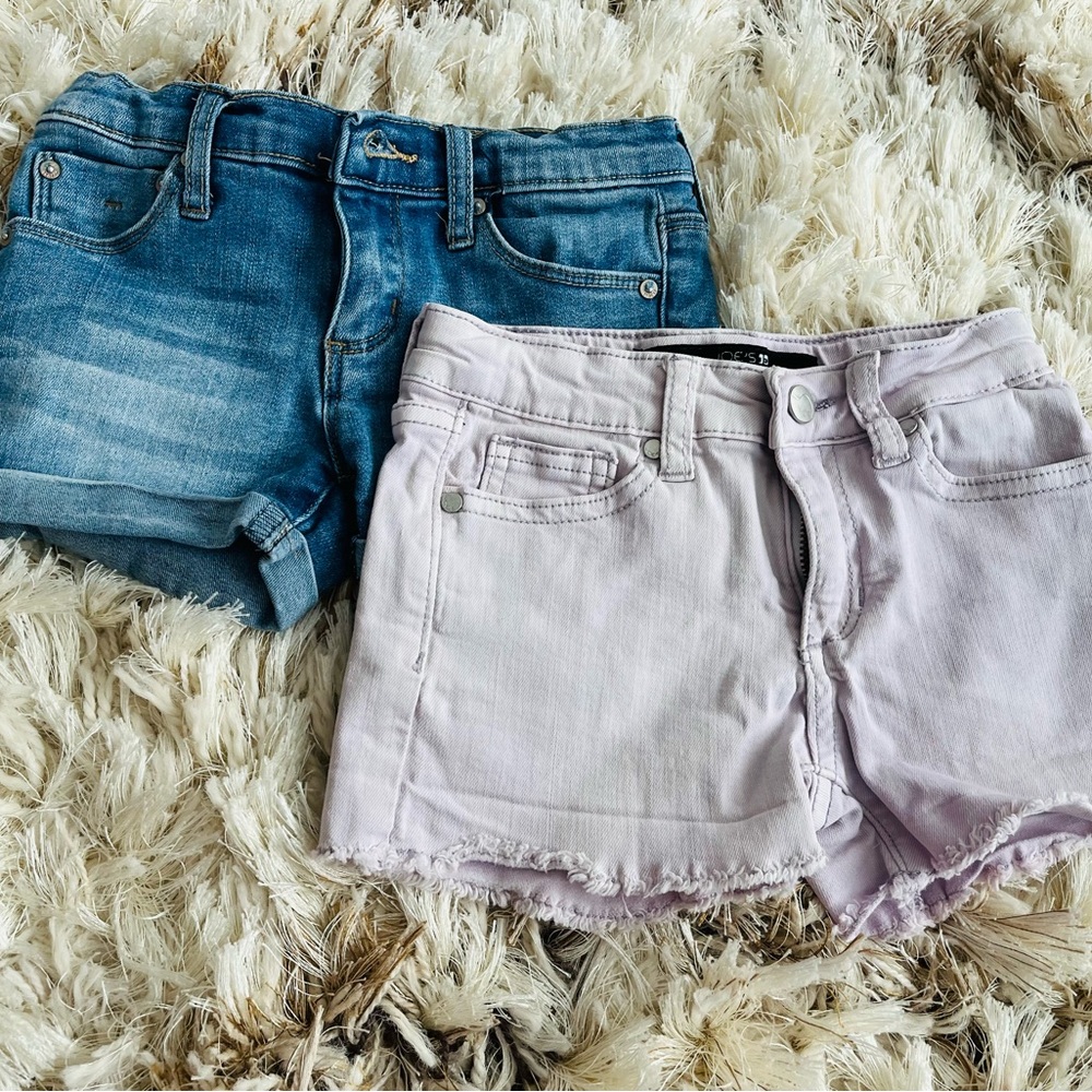 Stylish Denim and Lavender girl’s Shorts